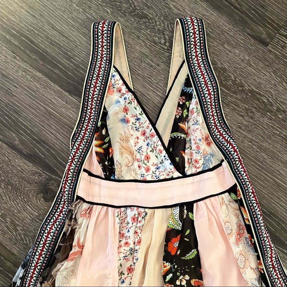 Altar'd State Pink Floral Patchwork Maxi Dress - Picture 5 of 8